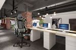 Gaming Chair Office Computer Seating Racing PU Ergonomic Chair Rolling Swivel Adjustable Massage Racer Recliner