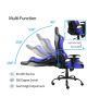 Gaming Chair Office Computer Seating Racing PU Ergonomic Chair Rolling Swivel Adjustable Massage Racer Recliner
