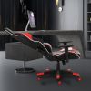 Gaming Chair Office Computer Seating Racing PU Ergonomic Chair Rolling Swivel Adjustable Massage Racer Recliner