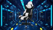 Gaming Chair Office Computer Seating Racing PU Ergonomic Chair Rolling Swivel Adjustable Massage Racer Recliner