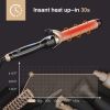Curling Iron 1 1/2-inch Instant Heat with Extra-Smooth Tourmaline Ceramic Coating, Glove Included